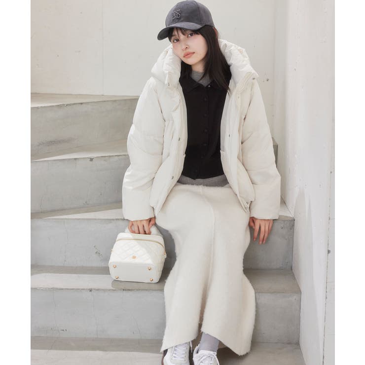 アウター総選挙3位】フード取り外し可能軽量ダウンブルゾン/2WAY・撥水