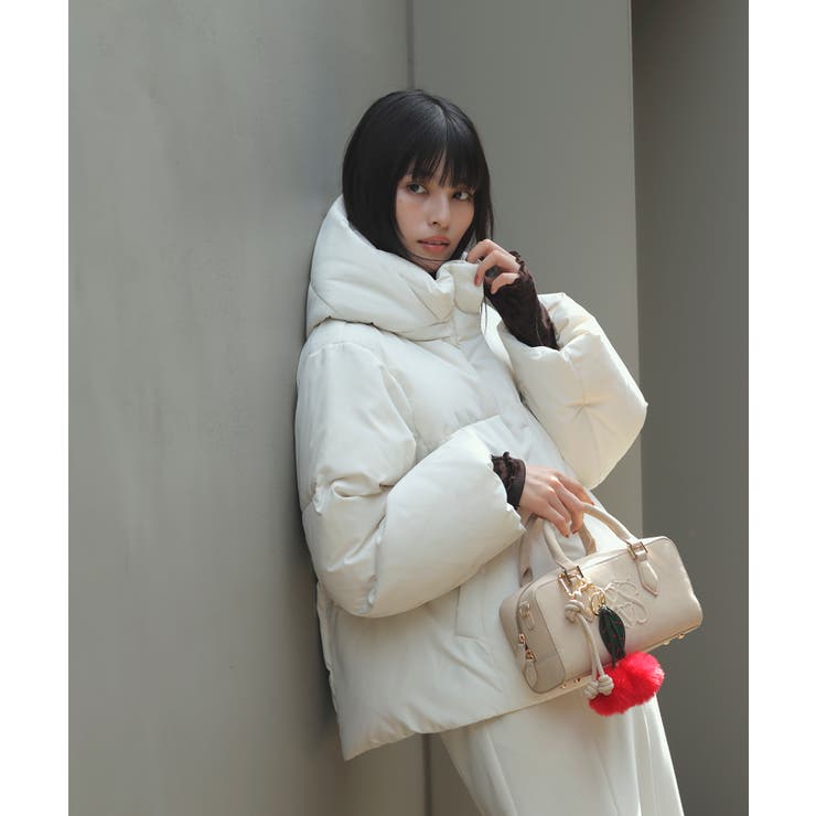 アウター総選挙3位】フード取り外し可能軽量ダウンブルゾン/2WAY・撥水