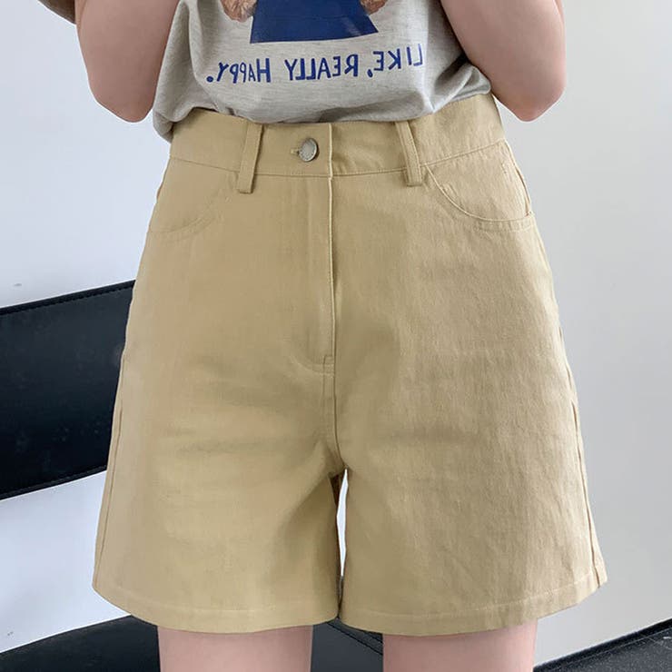 SHOPLIST限定】カラーデニムショートパンツ 3サイズ ボトムス[品番