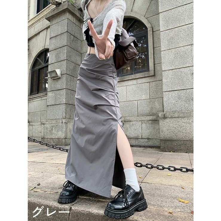 ロングスカート レディース 女性[品番：FQ000184891]｜PlusNao