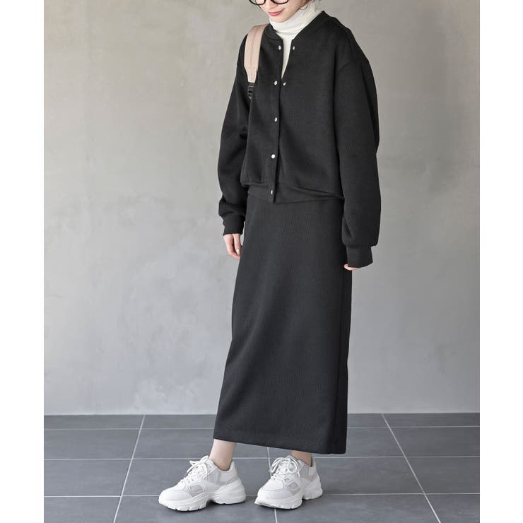 ブルゾン×セミタイトスカートセットアップ[品番：RPSW0003400]｜rps