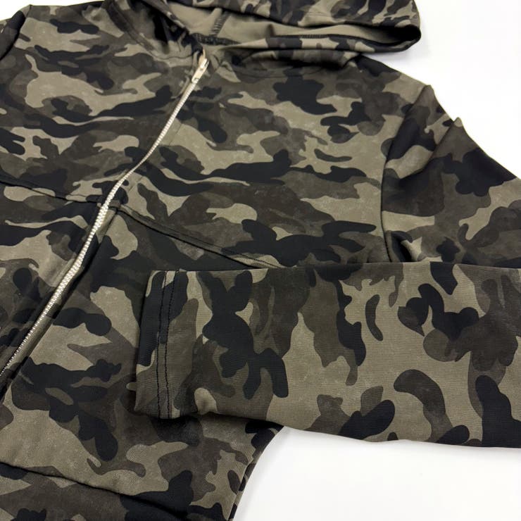 迷彩柄ダブルジップパーカー[品番：SHNW0012324]｜SHEENA （シーナ）の