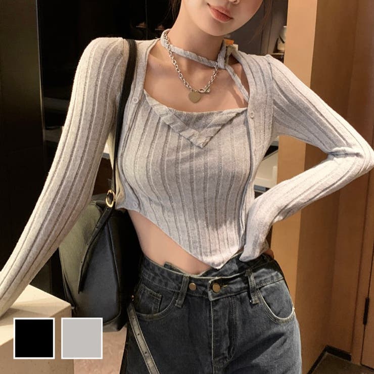 アシンメトリーイレギュラーヘムトップス[品番：SHNW0011855]｜LADY