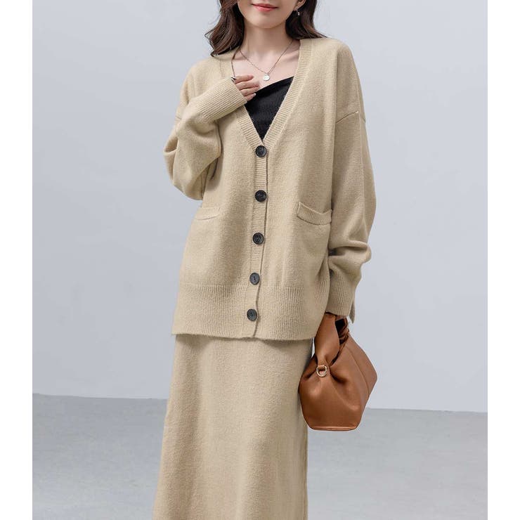 ニット セットアップ スカート[品番：TY000008700]｜teddyshop