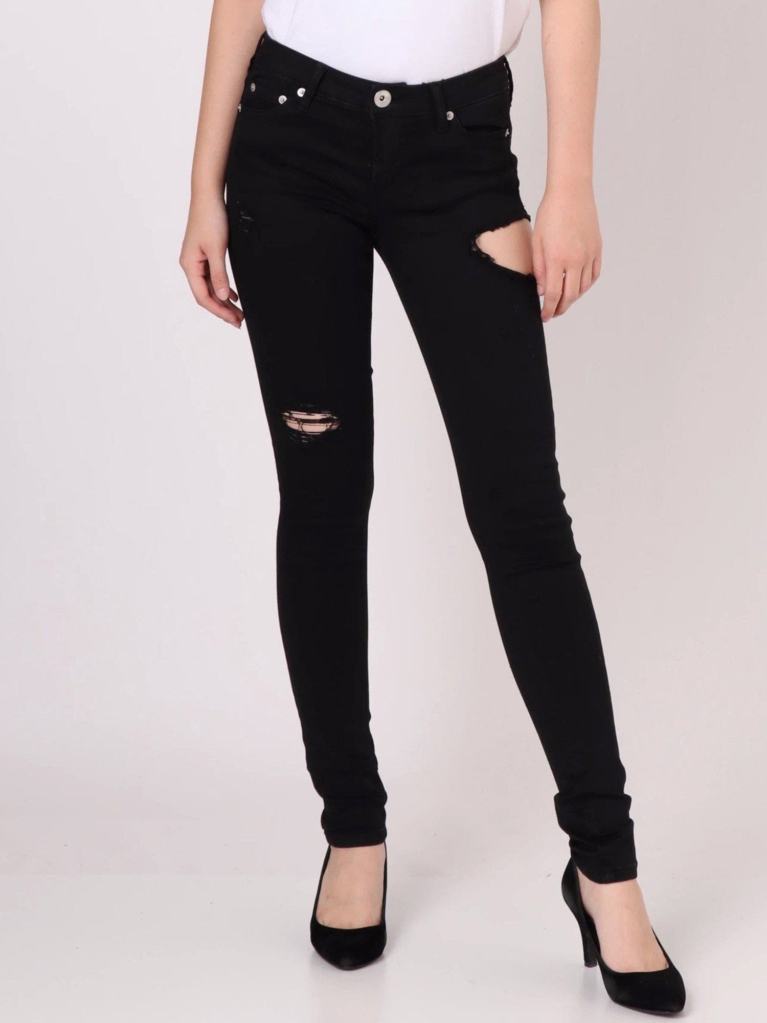 SIDE RIPPED カラースキニーパンツ[品番：MKSW0005121]｜GYDA