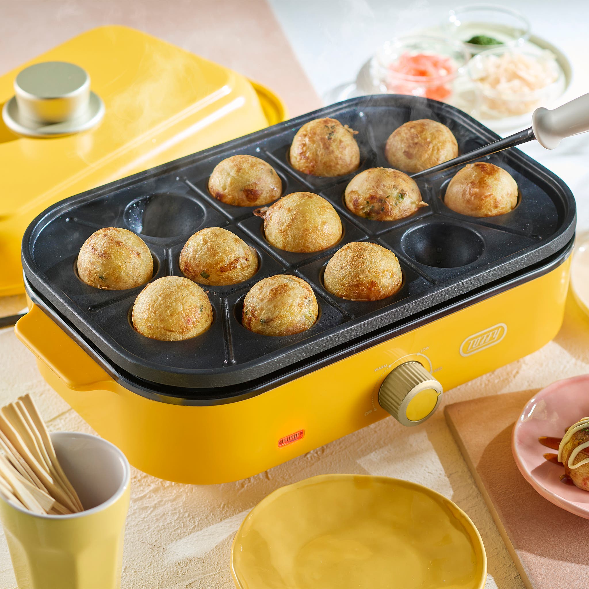 Toffy/トフィー】ホットプレートミニ 専用 たこ焼きプレート[品番