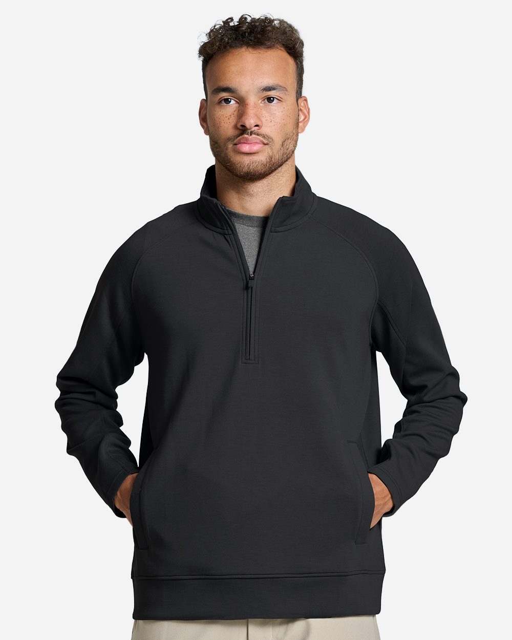J. America 8751 - Unisex Apex Fleece Quarter-Zip Sweatshirt