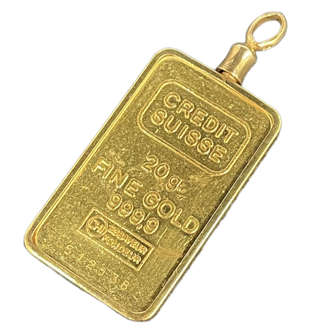 広尾店で、クレディスイスのK24のゴールドバーをお買取しました。 買取