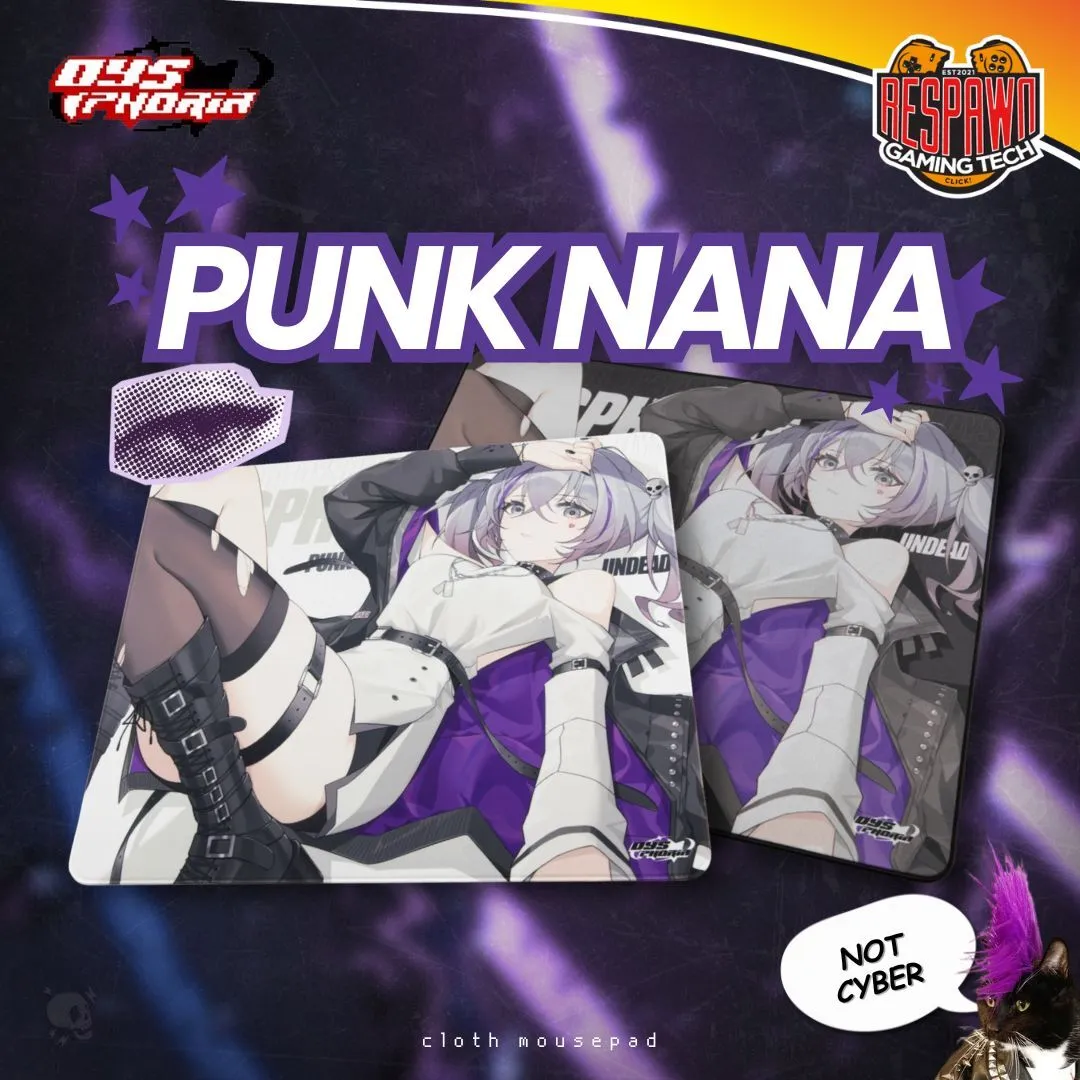 Dysphoria Punk Nana Gaming Mousepad – Respawn Gaming Tech