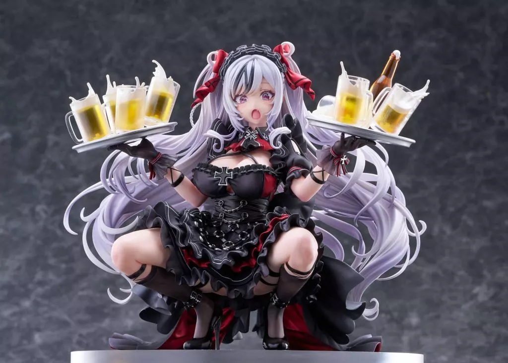 中古フィギュア　エルベ　見せ場訪れず？　あみあみ限定版 あみあみ限定版】アズールレーン エルベ 見せ場訪れず？ 1/7 完成品