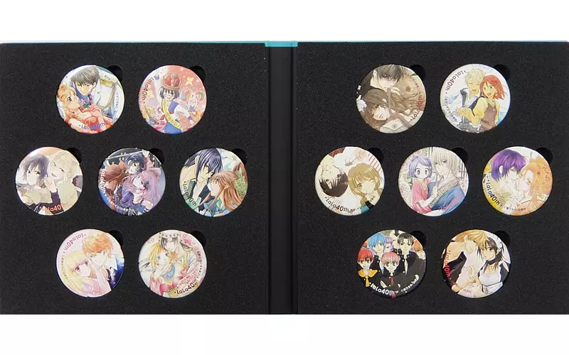 LaLa40周年記念原画展 缶バッジ 知らない国の物語 金色のコルダ他4個セット ケース付き缶バッジセット [画像ギャラリー 41/72] - コミックナタリー