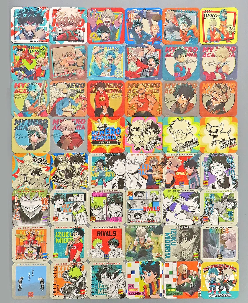 僕のヒーローアカデミア アートコースター rivals コンプリートセット JCS限定 『僕のヒーローアカデミア』アートステッカー