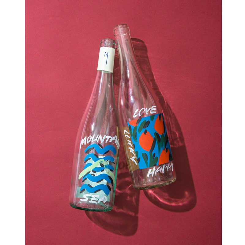 LET'S PAINT THE BOTTLE AND PUT SOME FLOWERS Paint Workshop by LEE