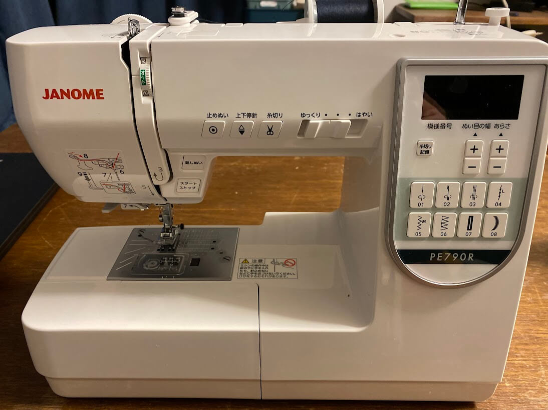ジャノメ ミシンPE790Rをレビュー！初心者にもおすすめのシンプルな