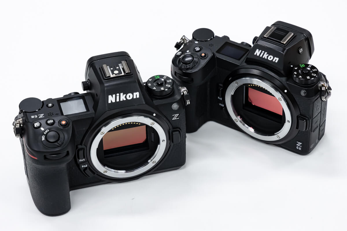 Nikon Z6IIIとNikon Z6IIを徹底比較。大きさ、重さ、性能、特徴の違い