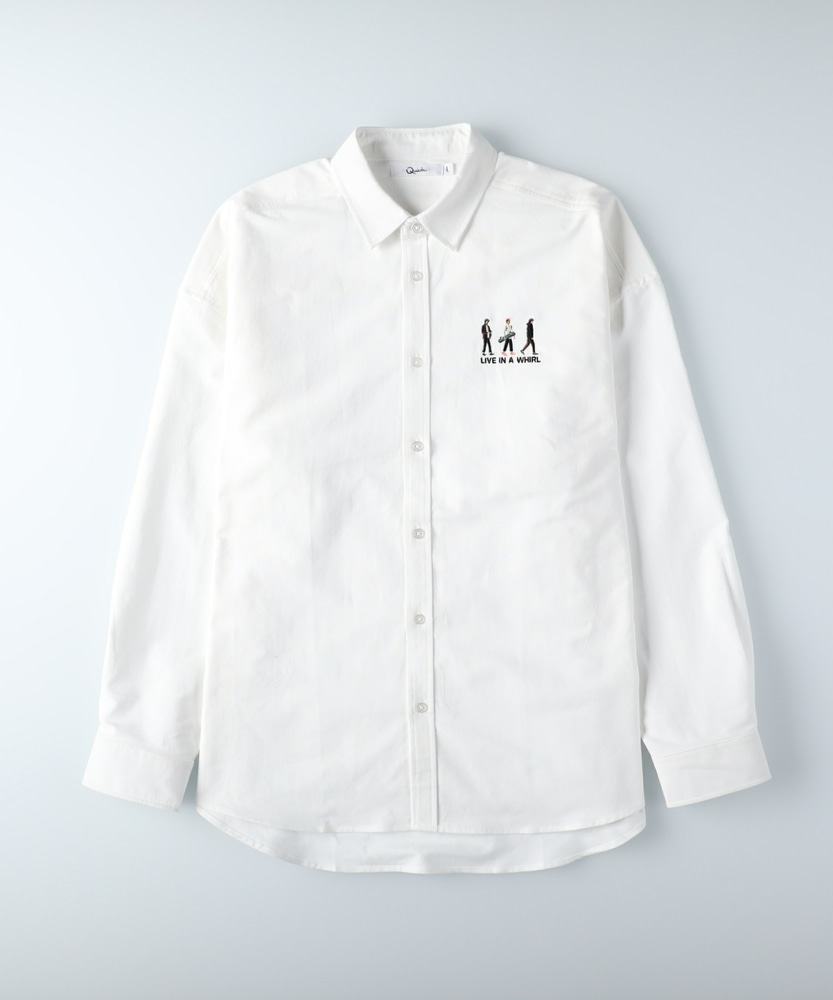 ワンポイント刺繍シャツ(M ホワイト): トップス｜Right-on公式