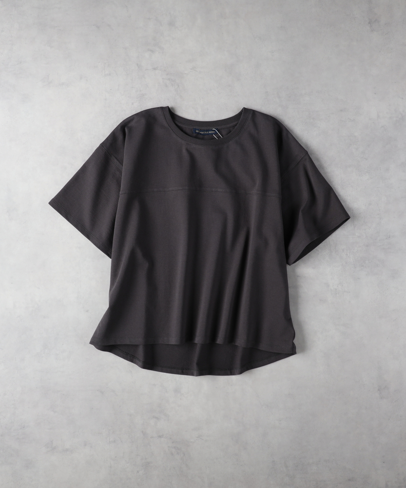 フロント切り替えワイドTシャツ(M オフシロ): トップス｜Right-on公式