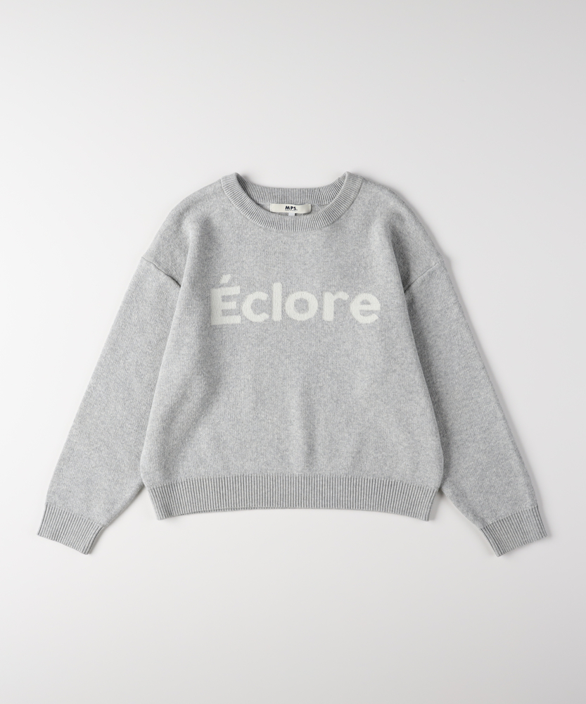 ジャガードロゴセーター(110 サックス): トップス｜Right-on公式