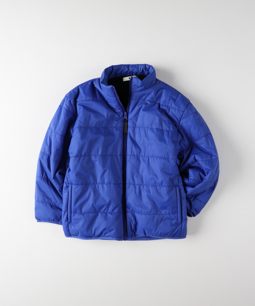 洗濯機で洗えてお手入れがラク】スタンドネック裏ボア中綿ジャケット