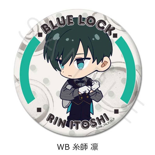 TVアニメ『ブルーロック』 丸形缶バッジ(75mm) WB (糸師 凛)