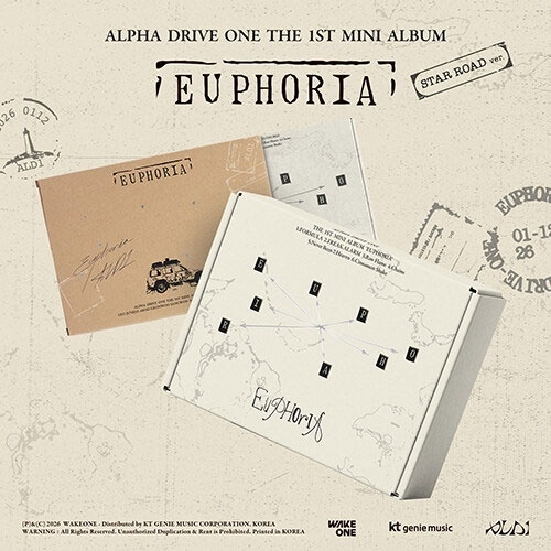 ALPHA DRIVE ONE THE 1ST MINI ALBUM 'EUPHORIA' (STAR ROAD Ver