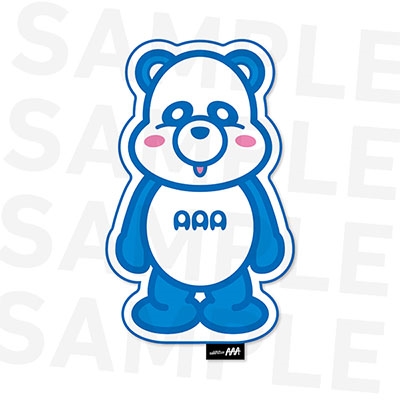 AAA展覧会 え～パンダ BIGブランケット(ブルー)/AAA