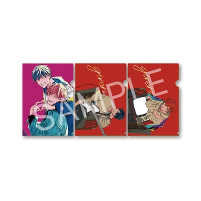 ギヴン キヅナツキ原作イラストグッズ クリアファイル3枚セットA