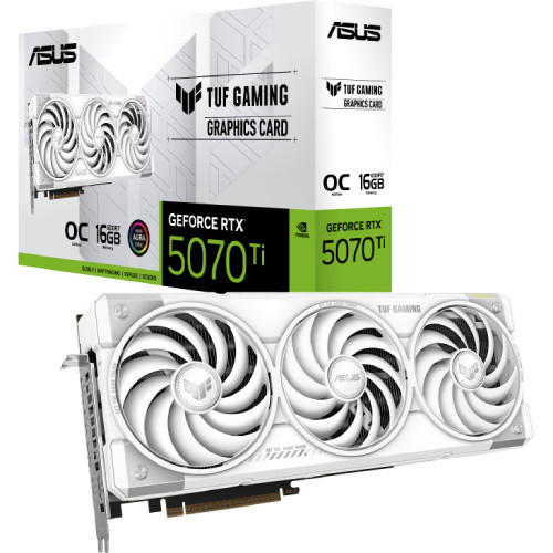 ASUS エイスース TUF Gaming GeForce RTX 5070 Ti 16GB GDDR7 White OC