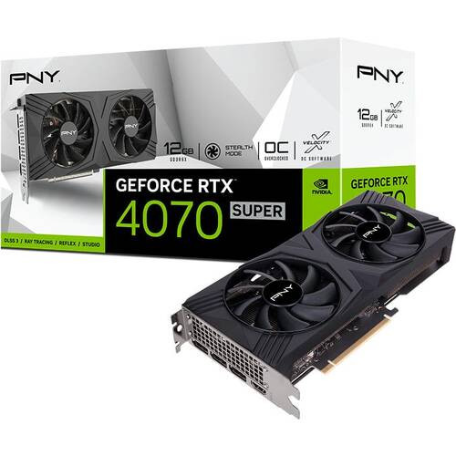 PNY PNY GeForce RTX 4070 SUPER 12GB VERTO OC DUAL FAN