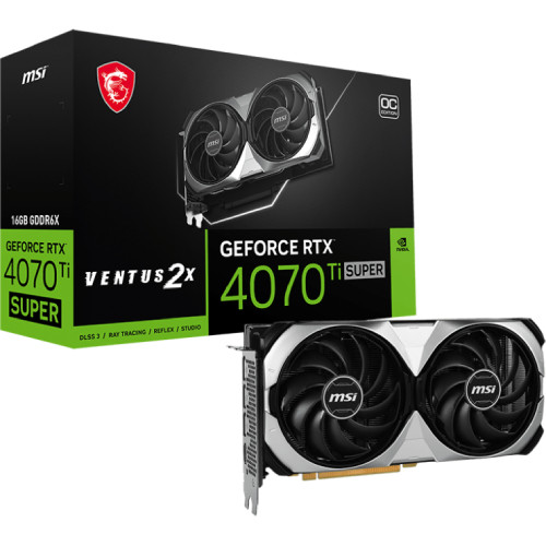 MSI エムエスアイ GeForce RTX 4070 Ti SUPER 16G VENTUS 2X OC ※箱
