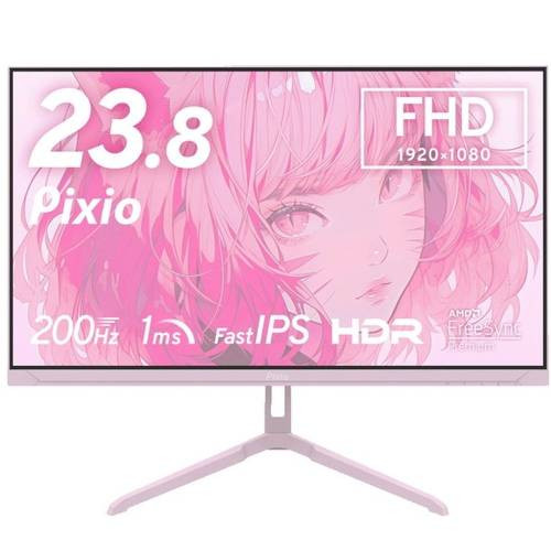 Pixio ピクシオ PX248 Wave / パステルピンク [PX248WAVE K-O] 23.8