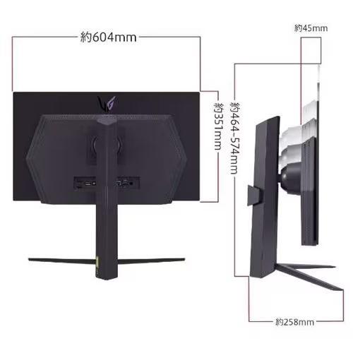 LG Electronics LGエレクトロニクス UltraGear OLED 27GS95QE-B 26.5