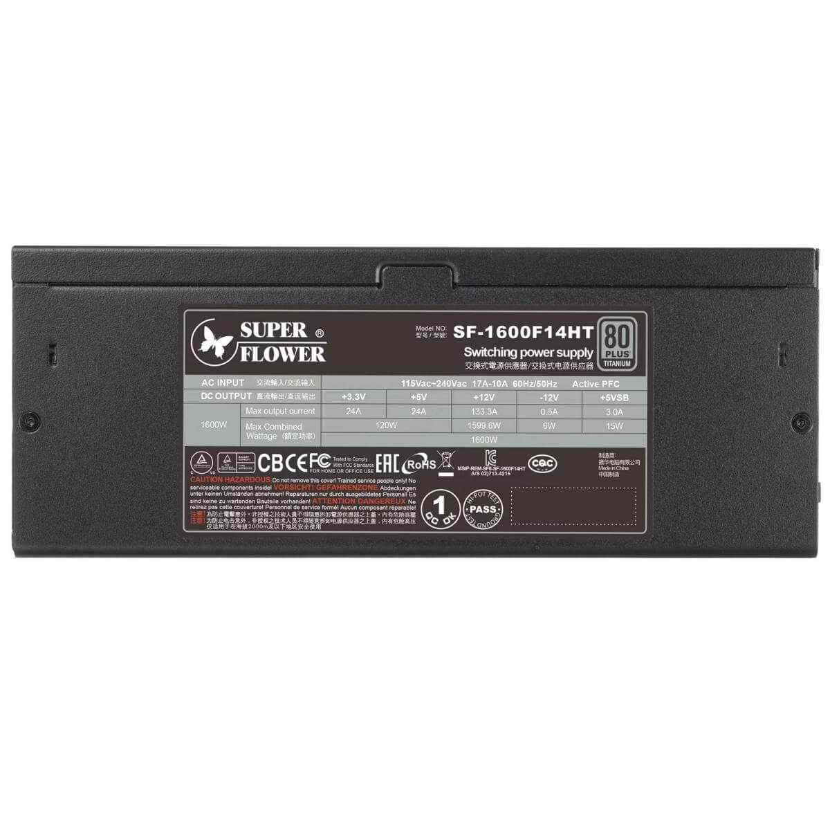 SUPER FLOWER スーパーフラワー LEADEX TITANIUM 1600W ATX3.1 SF
