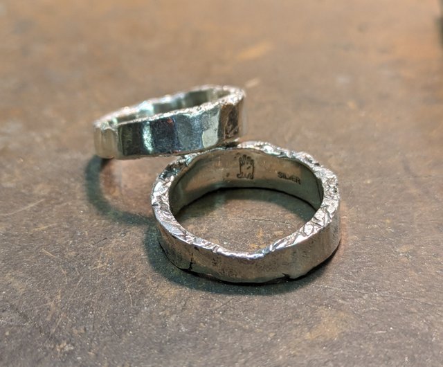 Sv crack ring gift hand | リング・指輪 - Pinkoi