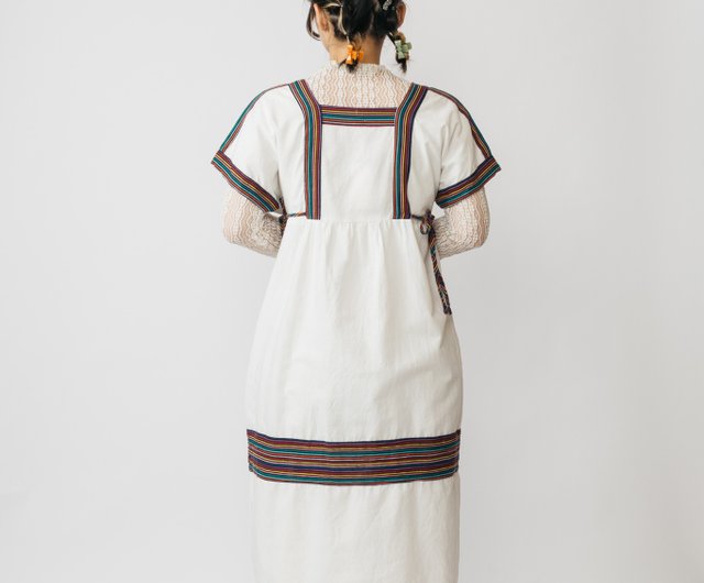 台湾 タイ北部モン族刺繍ワンピース.Embroidery Folk Dress【はつこい