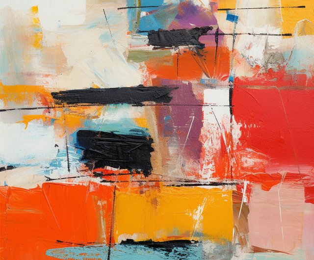 20%OFF】台湾 10070 抽象画 - フレームレス絵画 | 装飾画 | 油絵