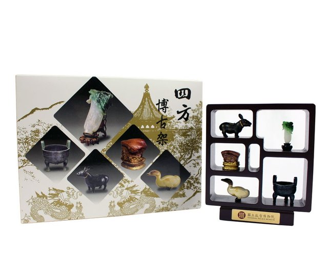 故宮文創-迷你四方博古架文物組拾藝術｜擺飾/家飾品人氣榜- Pinkoi