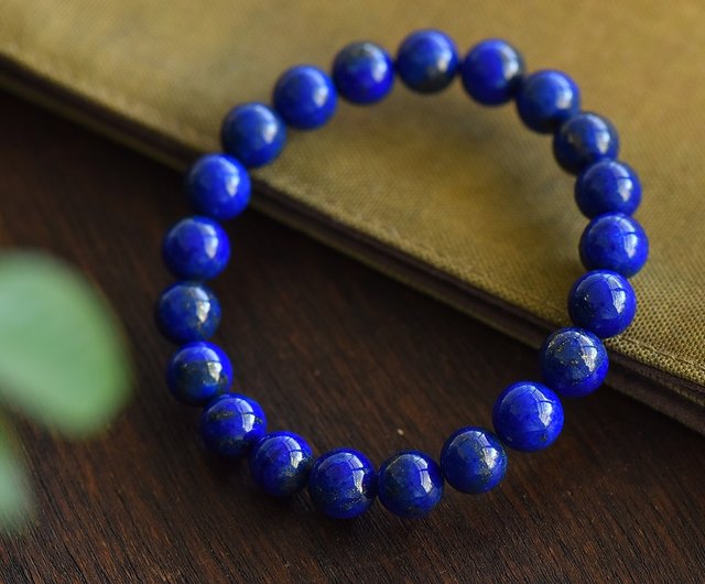 5%OFF】最高級天然アフガニスタン産ラピスラズリブレスレット 帝王青色