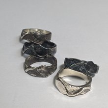 Sv crack ring gift hand | リング・指輪 - Pinkoi