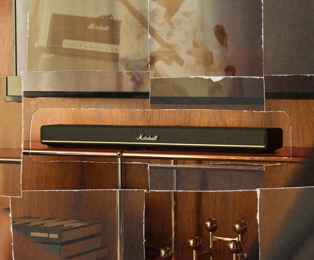 香港 Marshall Heston 60 サウンドバー (ブラック、クリーム) marshall