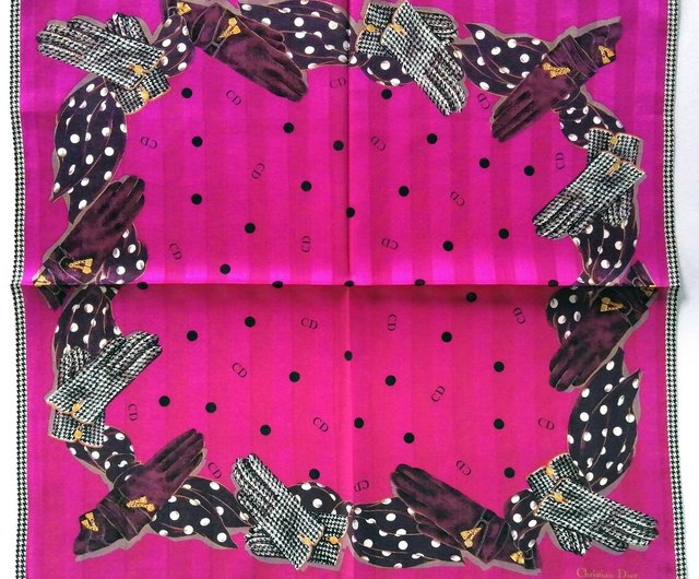 送料無料 10%OFF】タイ ヴィンテージ クリスチャンディオール スカーフ