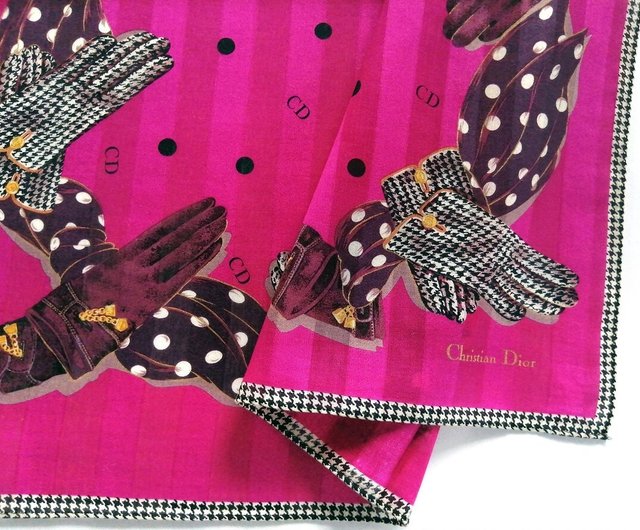 送料無料 10%OFF】タイ ヴィンテージ クリスチャンディオール スカーフ