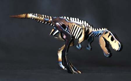 恐竜 鉄製 オブジェ ティラノサウルス S model【恐竜 オブジェ 模型