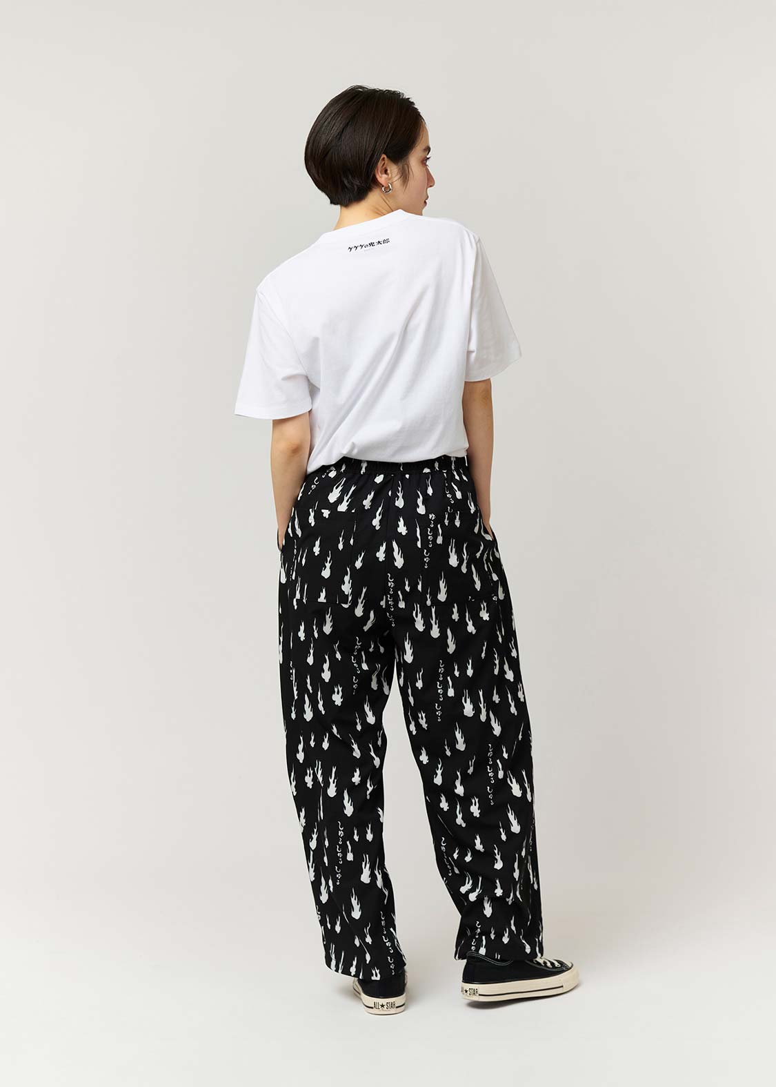 人魂 パターン｜イージーパンツ｜ユニセックス｜グラニフ(graniph)公式