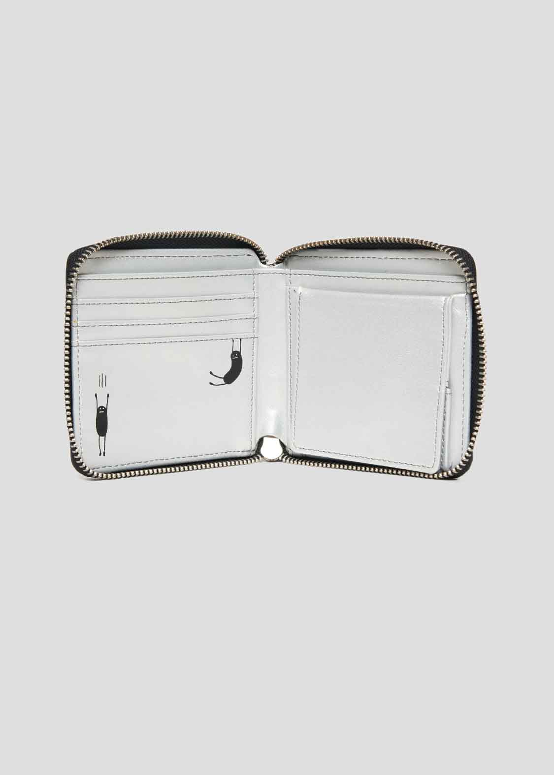 ビューティフルシャドードット｜ジップウォレット｜ユニセックス