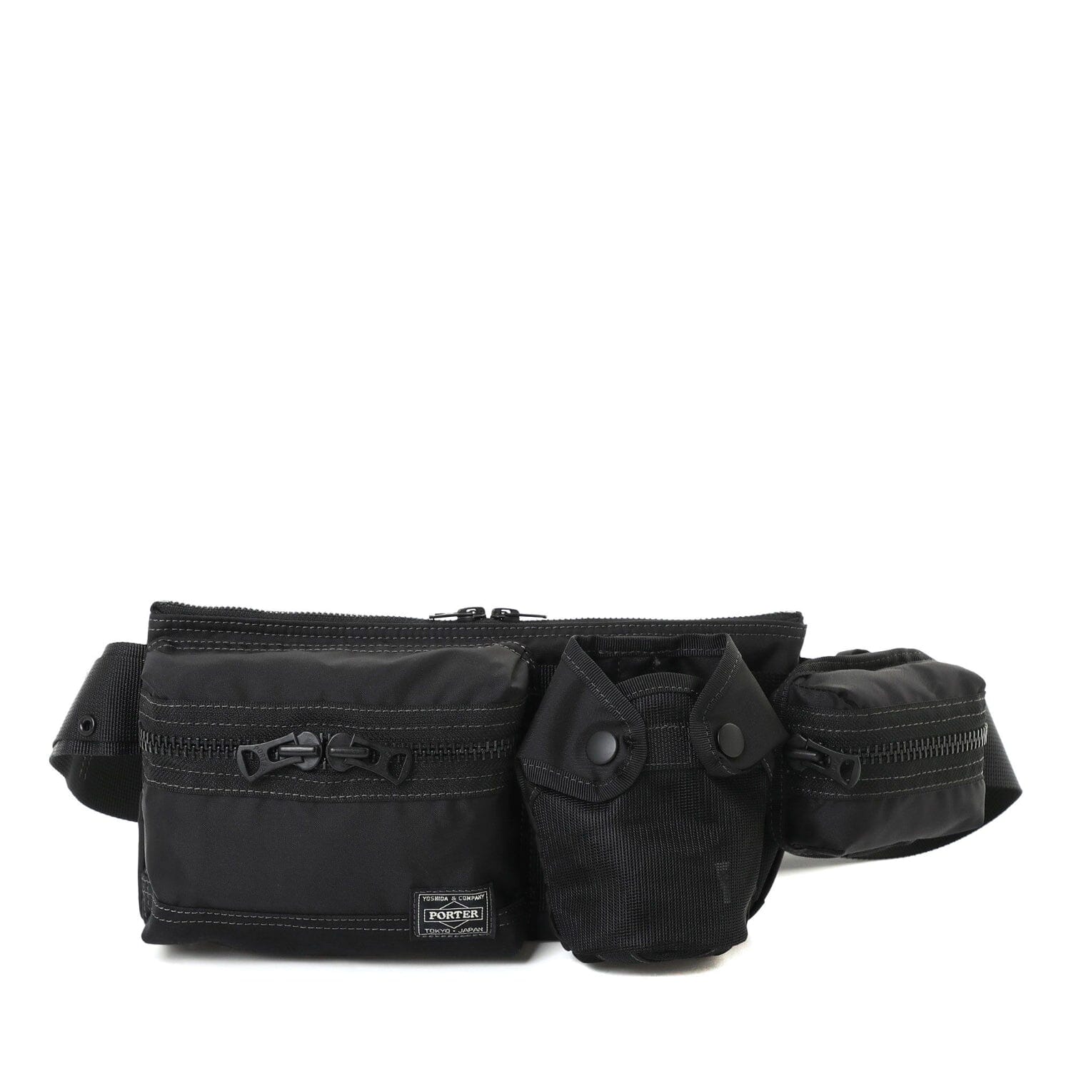 Porter-Yoshida & Co. - All Waist Bag with Pouches - Black – City