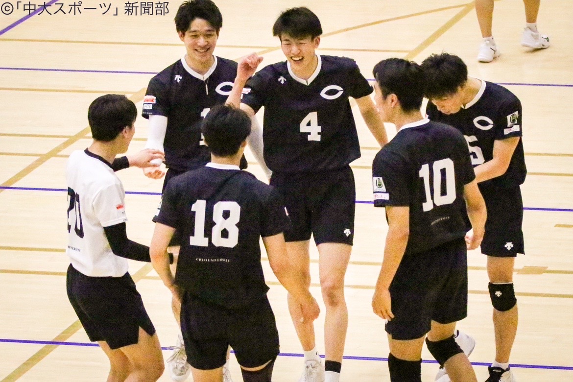 中大らしいバレー」を繰り広げ、圧巻のストレート勝利 ─ 春季関東大学