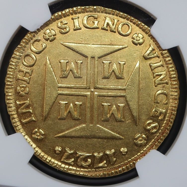 1727M ブラジル 20000レイス 超大型金貨 MS62 NGC – CoinBlessing