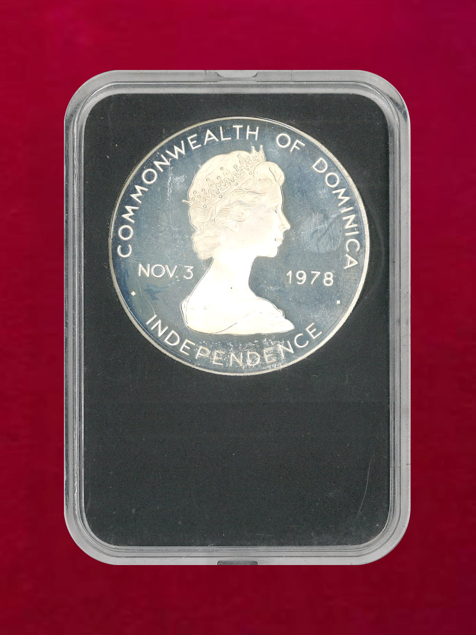 ドミニカ】20ドル 銀貨 プルーフ 1978［B-0000345］ – ワールド