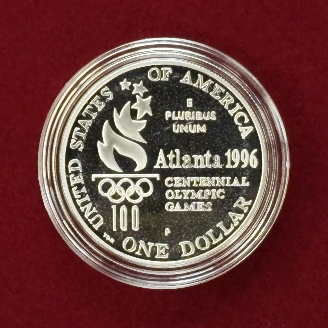 アメリカ】アトランタオリンピック記念 プルーフセット 2枚組 1996［C